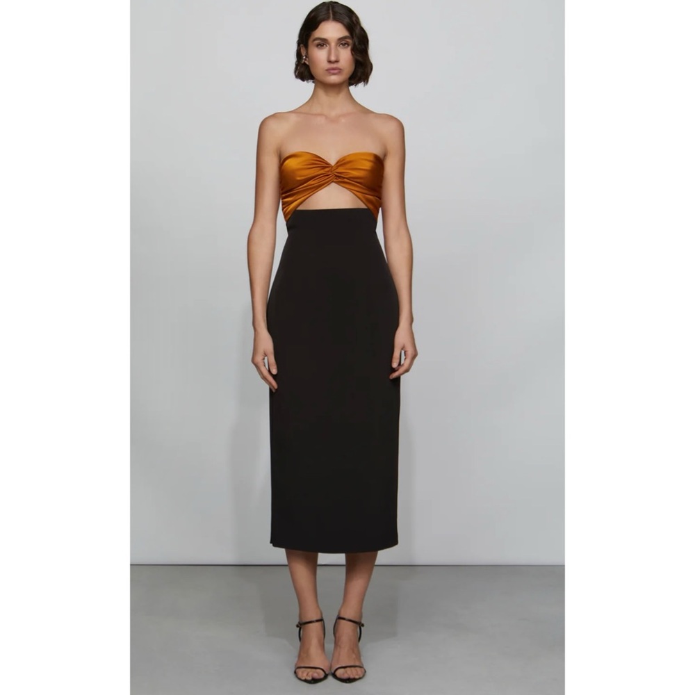 ET OCHS Marlo strapless dress NEW